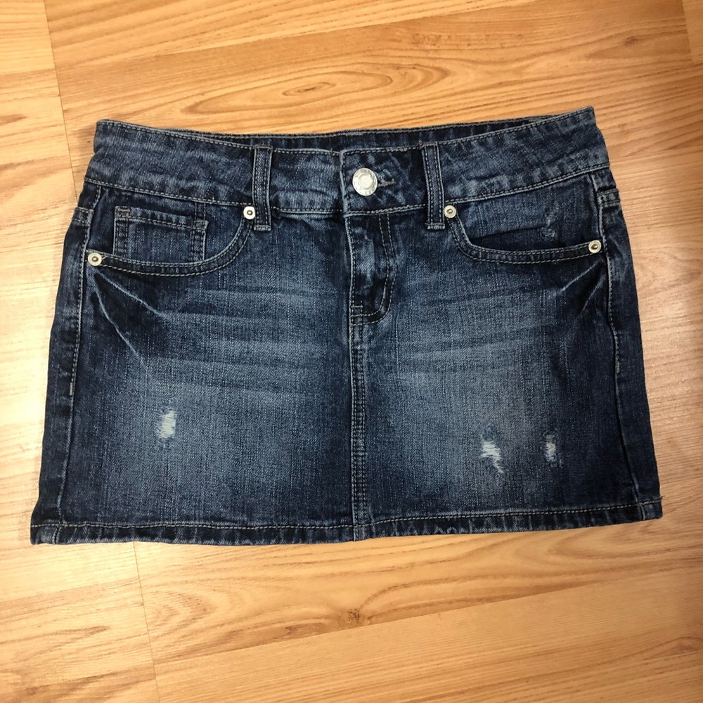 Size 5 Blue Jean mini Skirt